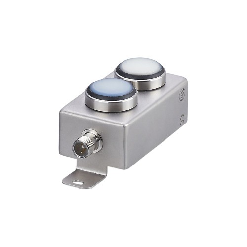 Модуль подсвечиваемых кнопок АS-интерфейса IFM AS-i Module 2BI 2LO WT/BL IP69K AC2380