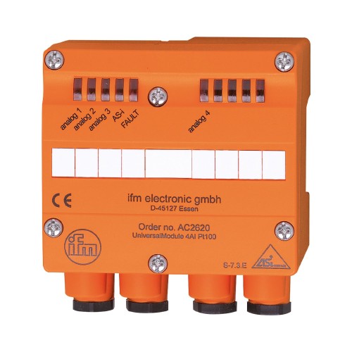 Универсальный модуль AS-Interface IFM UniversalModule 4AI(Pt100)IP65 AC2620