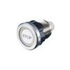 Диск с символами для сенсорных датчиков IFM STOP Typo stainless steel E12811