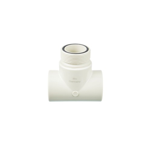 Тройник IFM T-PIPE/PP/G1 1/2 UN / DN32 E33703