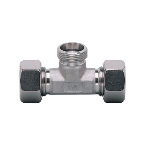 Тройник с прогрессивным кольцевым фитингом IFM T-PIECE QL22-18-22/VA E40079