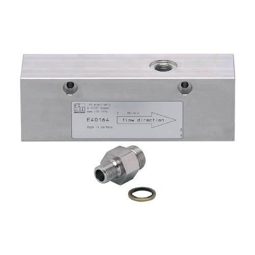 Технологический адаптер для небольших объемных расходов IFM ADAPTBLOCK D27 G1 E40164