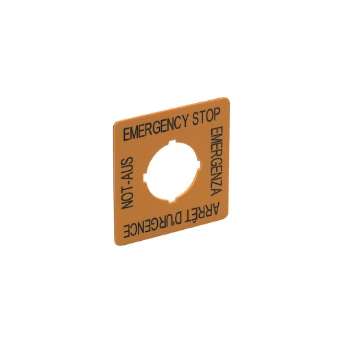 Этикетка E-STOP IFM EMERGENCY STOP LABEL E7003S