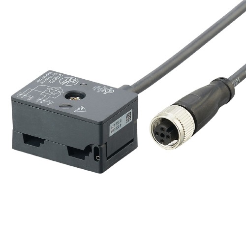 Разъем для плоского кабеля AS-Interface с прорезанием изоляции IFM FC Splitter AS-i / AUX 1 m M12 UL E70582