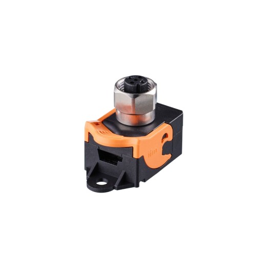 Разъем для плоского кабеля AS-Interface с прорезанием изоляции IFM FC Quick Connect M12 stainless E75471