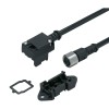 Разъем для плоского кабеля AS-Interface с прорезанием изоляции IFM FC connector, M12, V2A, 1m E79998