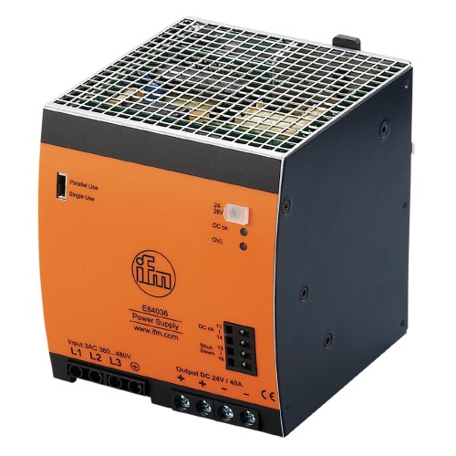 Импульсный источник питания 24 В постоянного тока IFM PSU-3AC/24VDC-40A E84036