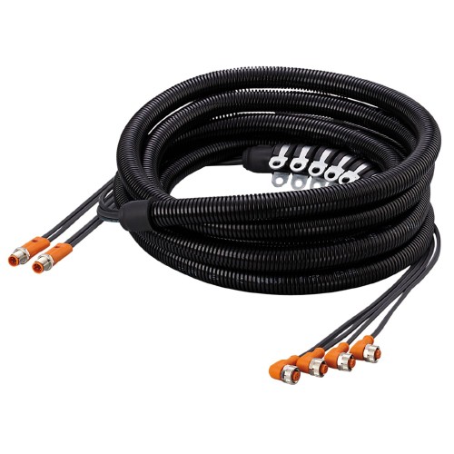 Соединительный кабель Y-образный IFM Multicable 2 x Y-Jumper M12 5M EVC506