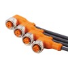 Соединительный кабель Y-образный IFM Multicable 2 x Y-Jumper M12 5M EVC506
