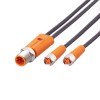 Соединительный кабель Y-образный IFM YDOGF030VAS0,12H03STGH040VAS EVM064