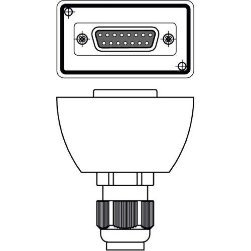 Соединительный кабель Leuze AC-D15E-GF