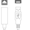 Адаптер cable Leuze KDS ET-RJ45-A-USB3-A-P4-000