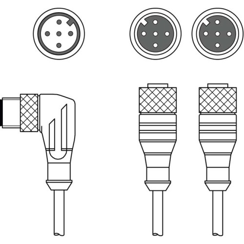Соединительный кабель Leuze CB-M12-Y1A