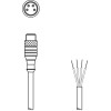 Соединительный кабель Leuze KS U-M8-4A-P1-050