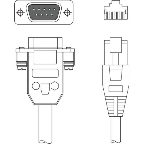 Соединительный кабель Leuze KDS HS-SUB-9A-RJ41-AA-T1-028