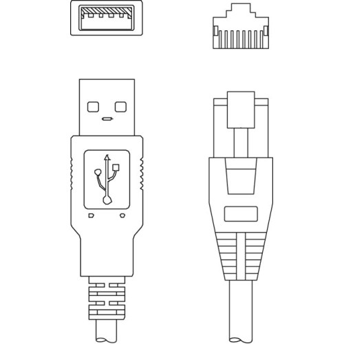 Соединительный кабель Leuze KSS HS-USB-4A-RJ41-AA-T1-020