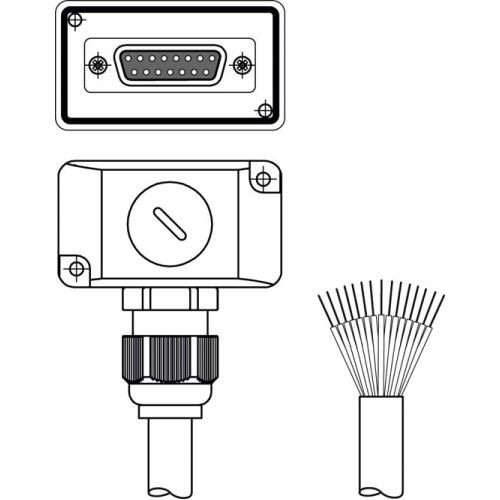 Соединительный кабель Leuze CB-D15E-10000S-11WF