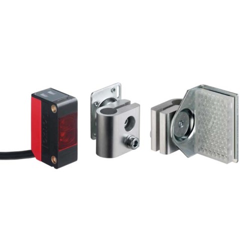 Датчик с поляризованным отражением от рефлектора set Leuze SET PRK5+BTU200M+BTU934M