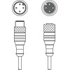 Соединительный кабель Leuze KDS U-M12-4A-M12-4A-P1-020-24X
