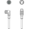 Соединительный кабель Leuze KDS U-M8-3W-M8-3A-P1-020