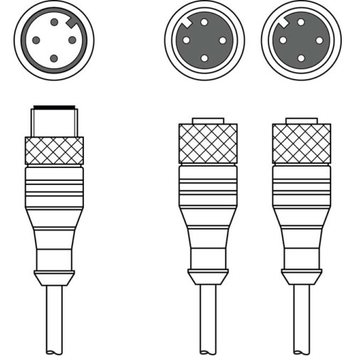 Распределительный кабель Leuze CB-M12-SC44