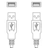 Соединительный кабель Leuze KB USB A - USB A