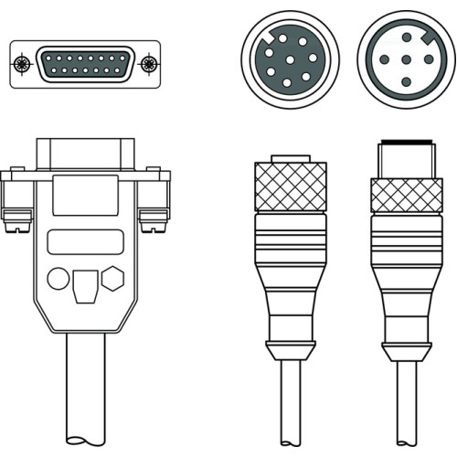 Соединительный кабель Leuze KB M12A-8P-PC-IO-3000