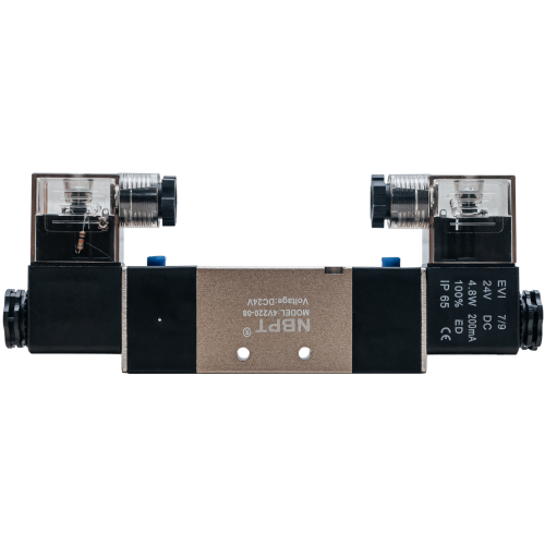 Пневмораспределитель электромагнитный NBPT 5/2 4V120-M5-AC220V-1