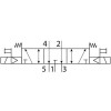 Пневмораспределитель электромагнитный NBPT 5/3 4V130E-06-AC220V