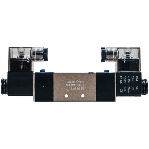 Пневмораспределитель электромагнитный NBPT 5/3 4V130C-M5-AC220V