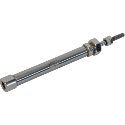 Пневмоцилиндр 10x10 мм NBPT CJ2B-10-10-S круглый двустороннего действия