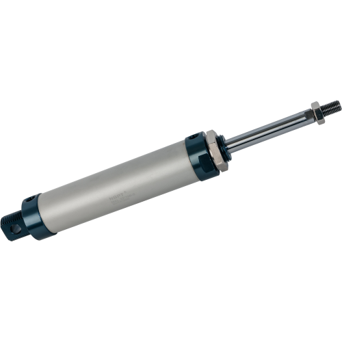 Пневмоцилиндр 16x25 мм NBPT MAL-16-25-S круглый двустороннего действия