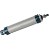 Пневмоцилиндр 16x25 мм NBPT MAL-16-25-S круглый двустороннего действия