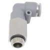 Фитинг угловой цанга-наружная резьба Pemaks PRLU-1/8-4