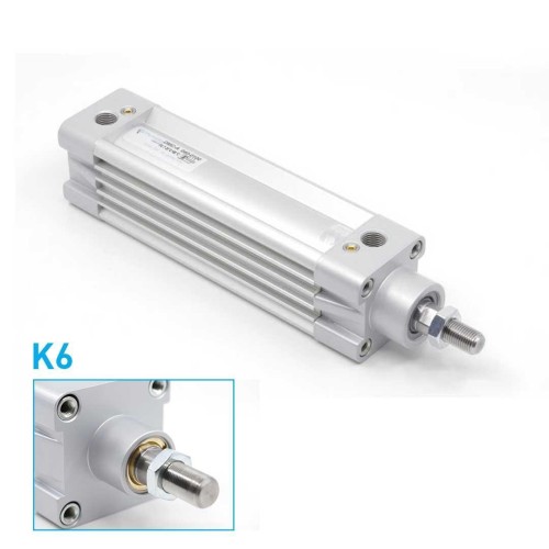 Пневмоцилиндр 50x125 мм Pemaks DMCEA-50-125-K6 двуст. действия, ISO 15552