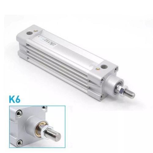 Пневмоцилиндр 80x40 мм Pemaks DMCEA-80-040-K6 двуст. действия, ISO 15552