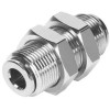 Фитинг прямой цанговый для панельного монтажа SNS BKC-PM-10