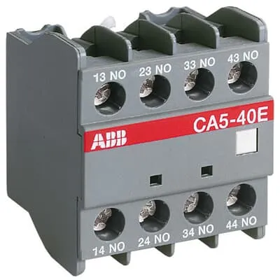 Вспомогательный контактный блок ABB CA5-40E, 4НЗ 1SBN010040R1040