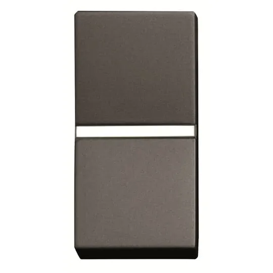 Кнопка ABB N2104.6 AN, НЗ, без символа, 1М, антрацит 2CLA210460N1802