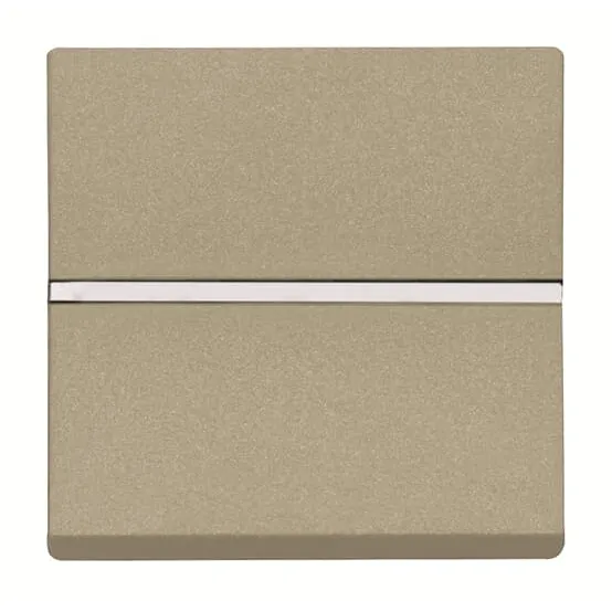 Кнопка ABB N2204.6 CV, NC, SP без символа, 2M, шампань 2CLA220460N1902