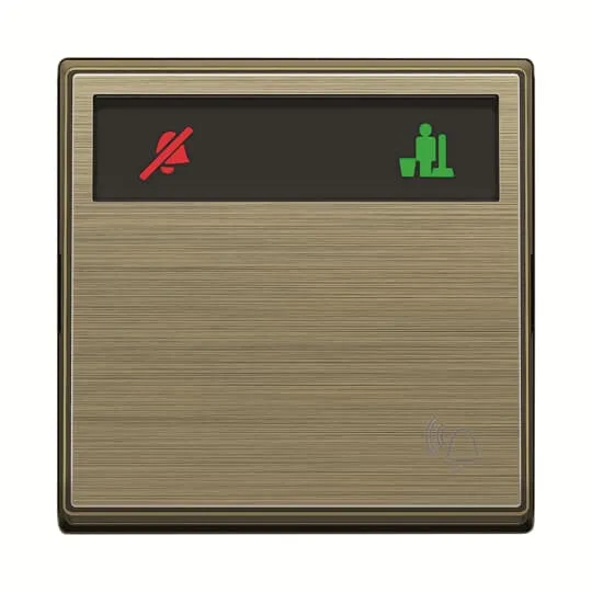 Кнопка вызова DND/MUR ABB AMD40344-AG с LED-подсветкой 2CLA621580N1601