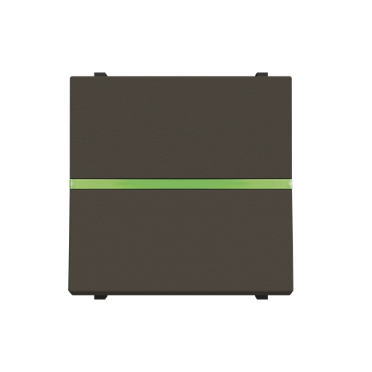 Кнопка одноклавишная без символа ABB N2204.5 AN, SP - 2M, антрацит 2CLA220450N1802