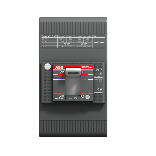 Автоматический выключатель ABB XT1D 160 3p F F 1SDA068208R1