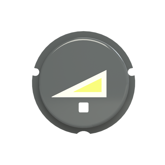 Кнопка диммера ABB SBD-N2GR, free@home, серый 2CLA202640N1402