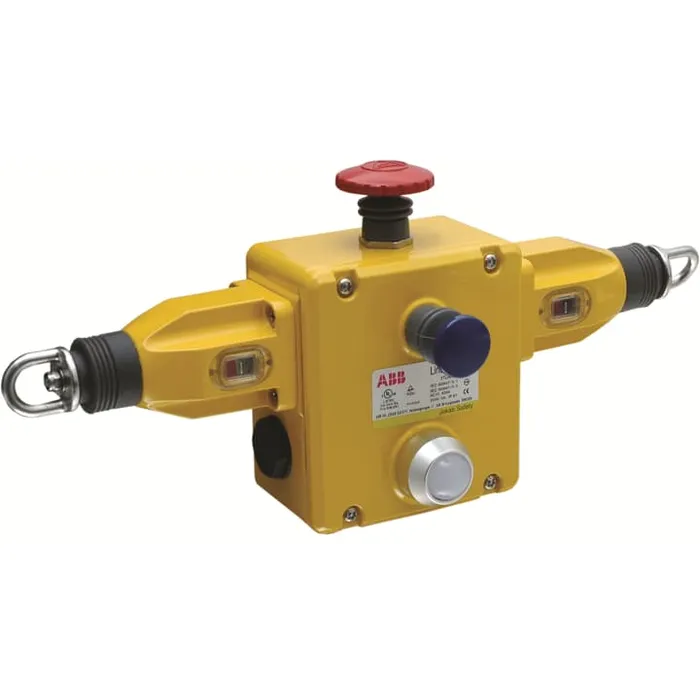 Концевой выключатель аварийного останова ABB LineStrong3D, 4НЗ/4НО, M20, с кнопкой ESTOP и светодиодом, арт. 2TLA050204R0332 2TLA050204R0332