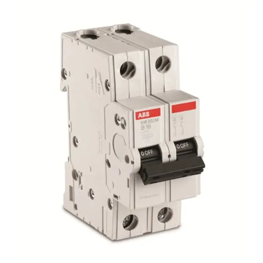 Автоматический выключатель модульный ABB SW202M-B32, характеристика B, 10 кА, 32 А, 2P 1SYS672015R0325