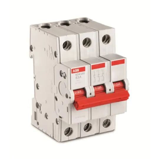 Выключатель-разъединитель ABB SDW203/63, 3P, 63 А 1SYD673115R0063