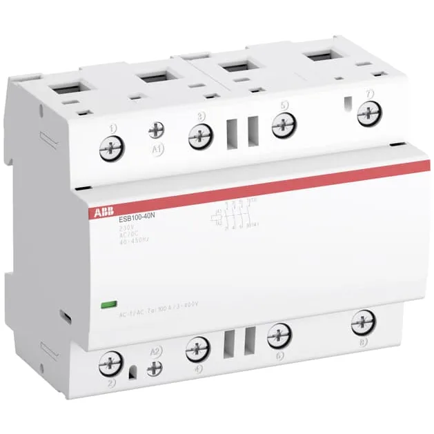 Контактор установочный ABB ESB100-40N-06, 15 кВт, 230 В AC 1SAE661111R0640