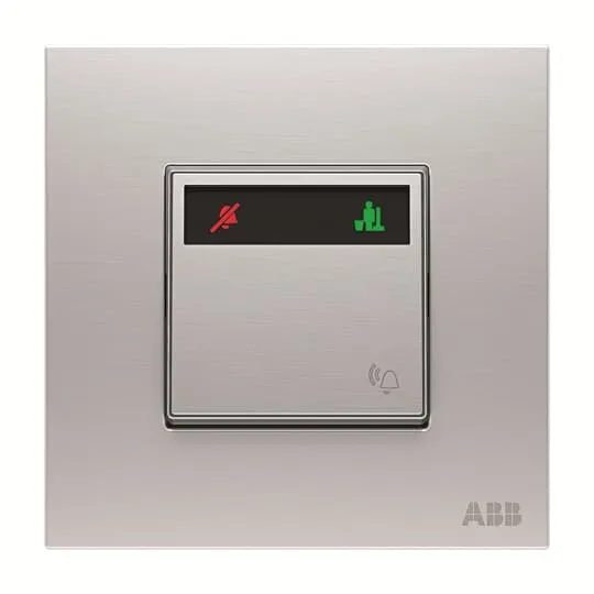Кнопка вызова DND/MUR ABB AM40344-ST с LED-подсветкой 2CLA621589N1101