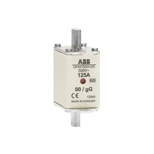 Предохранительная вставка HRC ABB OFAF00H125, 125 А 1SCA022627R1630